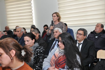 İradə Gülməmmədova Masazır kənd sakinləri ilə görüşdü