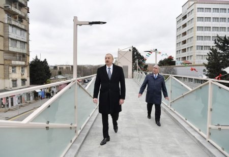 Prezident İlham Əliyev Bakı-Sumqayıt yolunun genişləndirilməsi çərçivəsində görülən işlərlə tanış olub – FOTOLAR