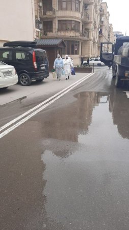 Abşeron rayonunda mütəmadi olaraq dezinfeksiya işləri aparılır