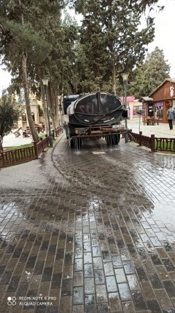 Abşeron rayonunda mütəmadi olaraq dezinfeksiya işləri aparılır