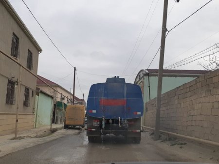 Abşeron rayonunda mütəmadi olaraq dezinfeksiya işləri aparılır