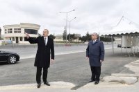 Prezident İlham Əliyev Bakı-Sumqayıt yolunun genişləndirilməsi çərçivəsində görülən işlərlə tanış olub – FOTOLAR