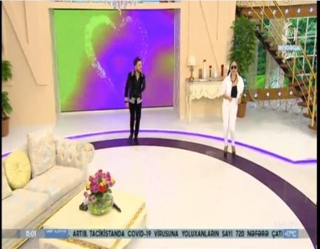 Nanə canlı efirə eynəkdə çıxdı, səbəbi isə...- FOTOLAR