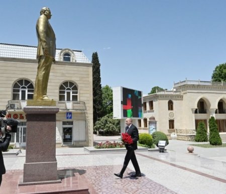 Prezident İlham Əliyev Tərtər rayonundadır