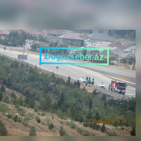 Qaradağ rayon 5 saylı yaşıllaşdırma idarəsinin ərazisində yanğın hadisəsi-Video/Foto