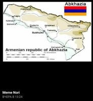 Ermənilər indi də Gürcüstanda “dövlət” yaradır - Şok foto