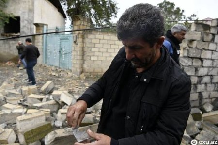 Düşmənin artilleriya atəşinə tutduğu Bərdədə bir nəfər mülki şəxs həlak olub - FOTO