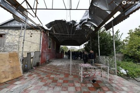 Düşmənin artilleriya atəşinə tutduğu Bərdədə bir nəfər mülki şəxs həlak olub - FOTO