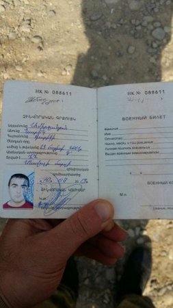 Daha bir erməni işğalçı təslim oldu - FOTO