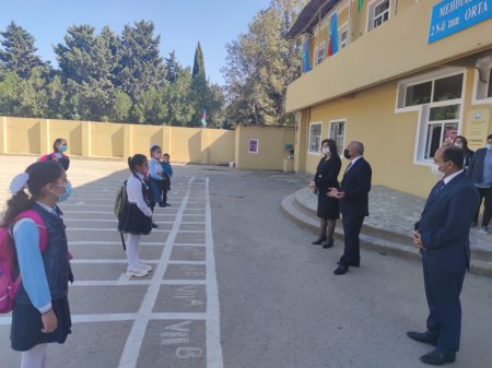 Abşeronda məktəb və bağçalarında növbəti monitorinqlər aparılıb