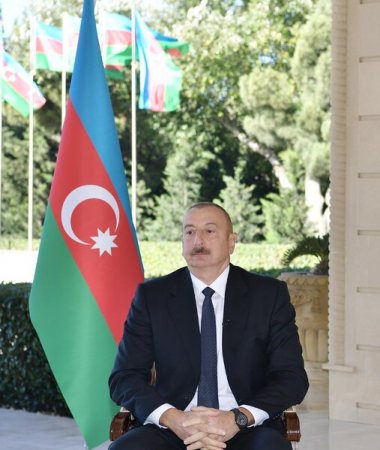 İlham Əliyev "France 24" televiziya kanalına müsahibə verib - FOTO