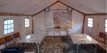 Düşmən hücumuna məruz qalmış Gəncədə qərargah yaradıldı