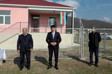 Şəhid ailələrinə evlər təqdim edildi - Fotolar