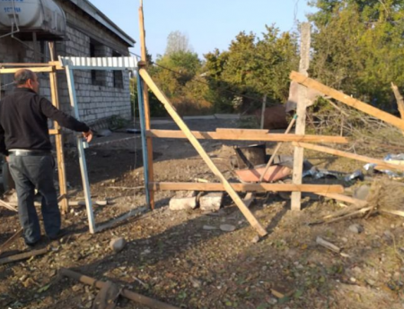 Ermənilər Ağdamı raket atəşinə tutub