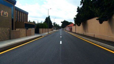 Hacı Zeynalabdin Tağıyev küçəsi əsaslı şəkildə təmir olunub - FOTO