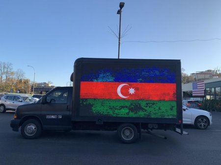Nyu-Yorkda Şuşanın azad edilməsi münasibətilə avtoyürüş keçirildi - FOTO