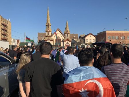 Nyu-Yorkda Şuşanın azad edilməsi münasibətilə avtoyürüş keçirildi - FOTO