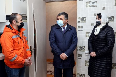 Abşeronun Qobu qəsəbəsindəki yeni yaşayış massivinə qaz çəkilib
