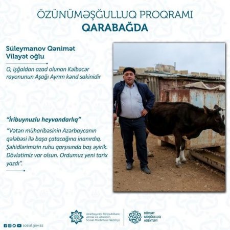 Özünüməşğulluq proqramı Kəlbəcərdə - FOTO