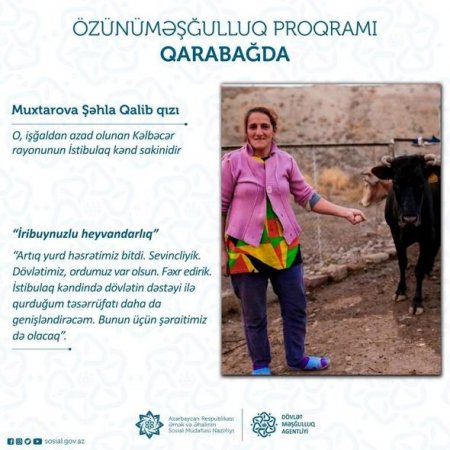Özünüməşğulluq proqramı Kəlbəcərdə - FOTO