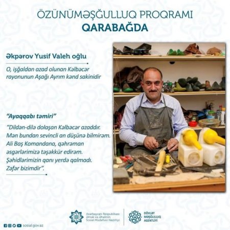 Özünüməşğulluq proqramı Kəlbəcərdə - FOTO