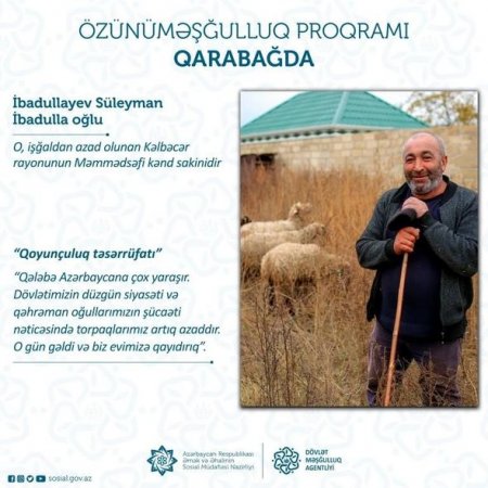 Özünüməşğulluq proqramı Kəlbəcərdə - FOTO