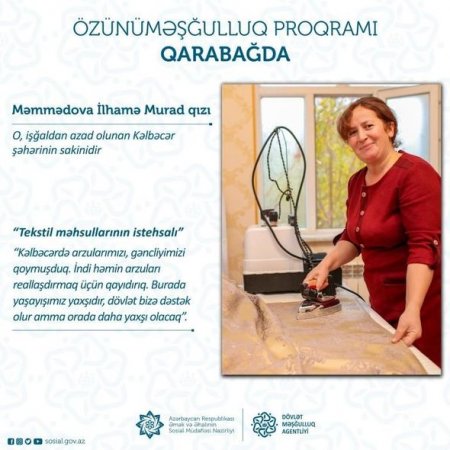 Özünüməşğulluq proqramı Kəlbəcərdə - FOTO
