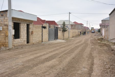 Abşeronun Saray qəsəbəsinin 7 küçəsi yenidən qurulur – İ.Gülməmmədova əraziyə gəldi