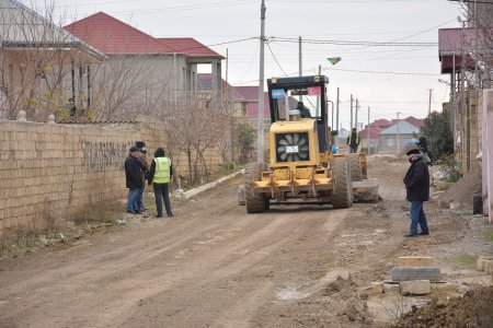 Abşeronun Saray qəsəbəsinin 7 küçəsi yenidən qurulur – İ.Gülməmmədova əraziyə gəldi