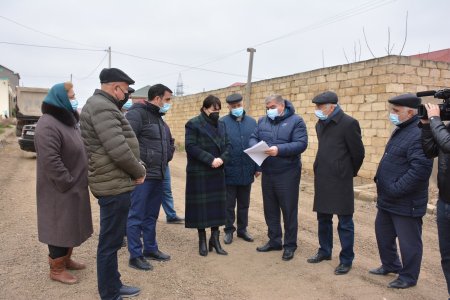 Abşeronun Saray qəsəbəsinin 7 küçəsi yenidən qurulur – İ.Gülməmmədova əraziyə gəldi