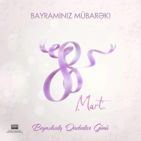 İlham Əliyev qadınları təbrik etdi - PAYLAŞIM / FOTO