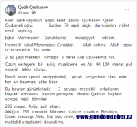  ﻿ "Evimiz hər an başımıza uça bilər..." - Lerik sakini çətin durumda