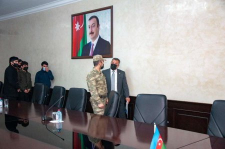 NƏRİMANOV RAYONUNDA VƏTƏN MÜHARİBƏSİ İŞTİRAKÇILARI VƏ QAZİLƏRİ İLƏ NÖVBƏTİ GÖRÜŞ KEÇİRİLİB NƏRİMANOV RAYONUNDA VƏTƏN MÜHARİBƏSİ İŞTİRAKÇILARI VƏ QAZİLƏRİ İLƏ NÖVBƏTİ GÖRÜŞ KEÇİRİLİB