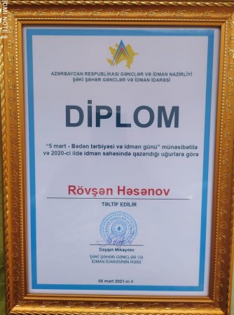 “UĞURLARIN DAVAMLI OLSUN, RÖVŞƏN…!”