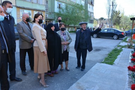 Xırdalanda 6 şəhidin xatirəsinə bulaq kopleksi tikildi – İradə Gülməmmədova əraziyə gəldi