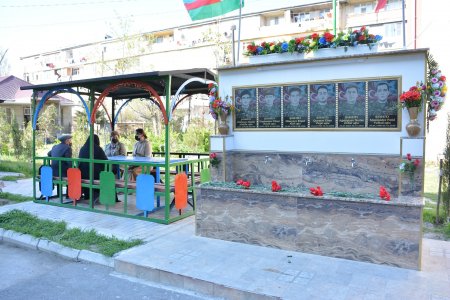 Xırdalanda 6 şəhidin xatirəsinə bulaq kopleksi tikildi – İradə Gülməmmədova əraziyə gəldi