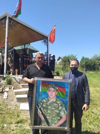 Vətən müharibəsi şəhidi Əli Qasımovun doğum günündə məzarı ziyarət olunub