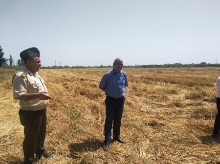 Sabirabad RPŞ-nin və FHN-nin əməkdaşları əkin sahələrində baş verən yanğın hadisələrinin qarşısının alınması məqsədilə vətəndaşlarla maarifləndirici görüşlər keçiriblər
