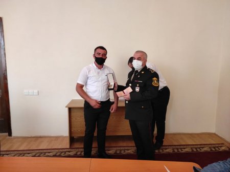 Zərdabda 20 Vətən müharibəsi iştirakçısına medal təqdim olundu-FOTOLAR
