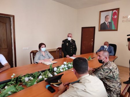 Zərdabda 20 Vətən müharibəsi iştirakçısına medal təqdim olundu-FOTOLAR