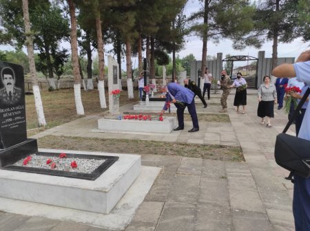Vətən Müharibəsi şəhidi Anar Məmmədzadənin doğum günü Zərdab rayonunda qeyd edilib FOTO/ VIDEO