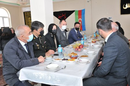 Abşeronda şəhid mayor Azər Mikayılovun il mərasimi keçirildi