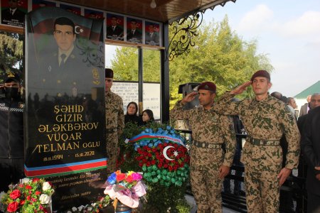 Ucarda Vətən müharibəsi şəhidinin anım mərasimi keçirilib