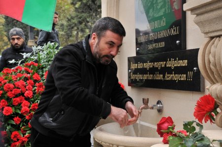 Absheronda shehide il merasimi kescirildi Absheronda shehide il merasimi kescirildi