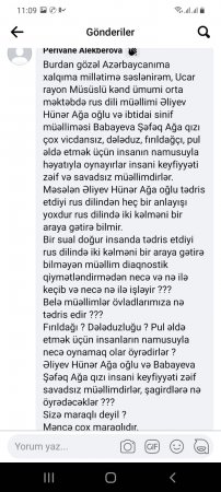 Dövrümüzdə təhsil müəssisələrinə rəhbərlik edənlər başları ilə, yoxsa cibləri ... - VİDEO Dövrümüzdə təhsil müəssisələrinə rəhbərlik edənlər başları ilə, yoxsa cibləri ... - VİDEO