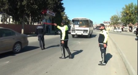 Polis Xaçmazda nəzarət-profilaktiki tədbir keçirib