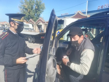 Polis Xaçmazda nəzarət-profilaktiki tədbir keçirib