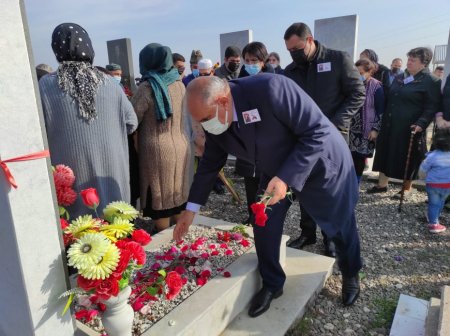 Zərdabda Vətən müharibəsi şəhidi gizir İlkin Ağayevin anım günü qeyd olundu – FOTO