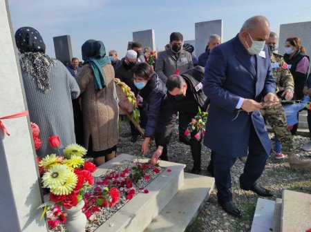 Zərdabda Vətən müharibəsi şəhidi gizir İlkin Ağayevin anım günü qeyd olundu – FOTO