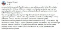Tağı Əhmədovdan iki dəfə PUL QOPARIBLAR... - Hələ məlum olanı budur...